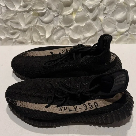 Yeezy Black and Tan Sneakers - Picture 2 of 6